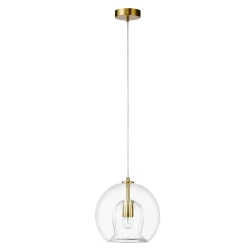 Больше о товаре Подвесной светильник Crystal Lux LUISA SP1 BRASS/TRANSPARENT