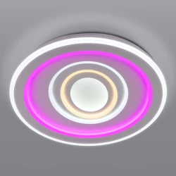 Больше о товаре Потолочный светодиодный светильник Eurosvet Coloris 90214/1 белый