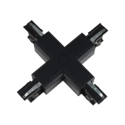 Больше о товаре Соединитель для шинопроводов Х-образный (09748) Uniel UBX-A41 Black
