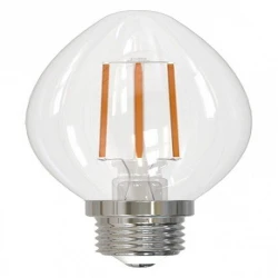 Больше о товаре Лампа светодиодная филаментная Volpe E14 6W 3000K прозрачная LED-C35-6W/3000K/E14/CL/SLF UL-00008328