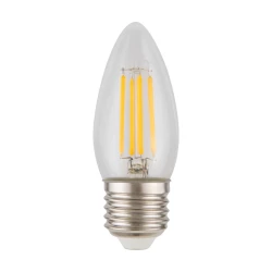 Больше о товаре Лампа светодиодная филаментная диммируемая Voltega E27 5W 4000K свеча прозрачная VG10-C1E27cold5W-FD 8463