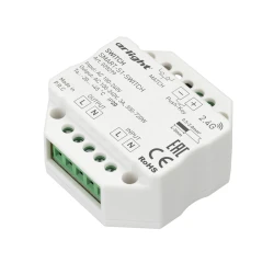 Больше о товаре Контроллер-выключатель Arlight Smart-S1-Switch (230V, 3A, 2.4G) 028299