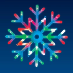 Больше о товаре Подвесной светодиодный светильник «Снежинка» (UL-00007250) Uniel ULD-H4040-048/DTA RGB IP20 Snowflake